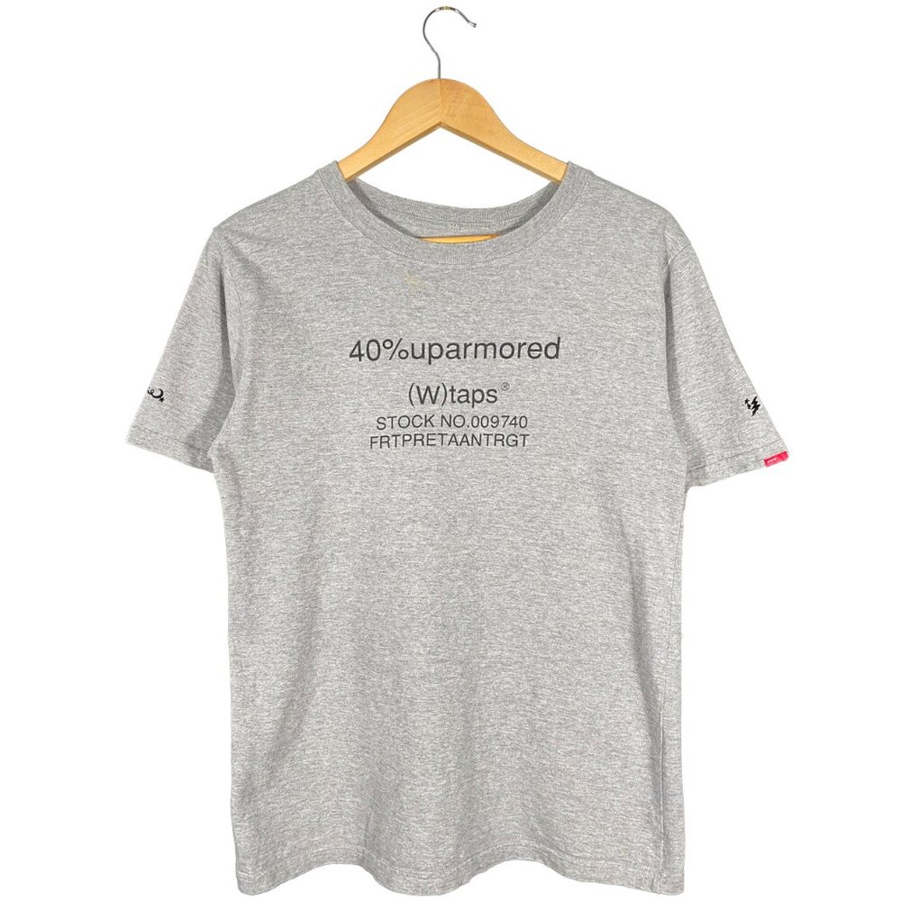 Wtaps Uparmored Short Sleeve Graphic T-shirt Gray mens size 1 / US Small